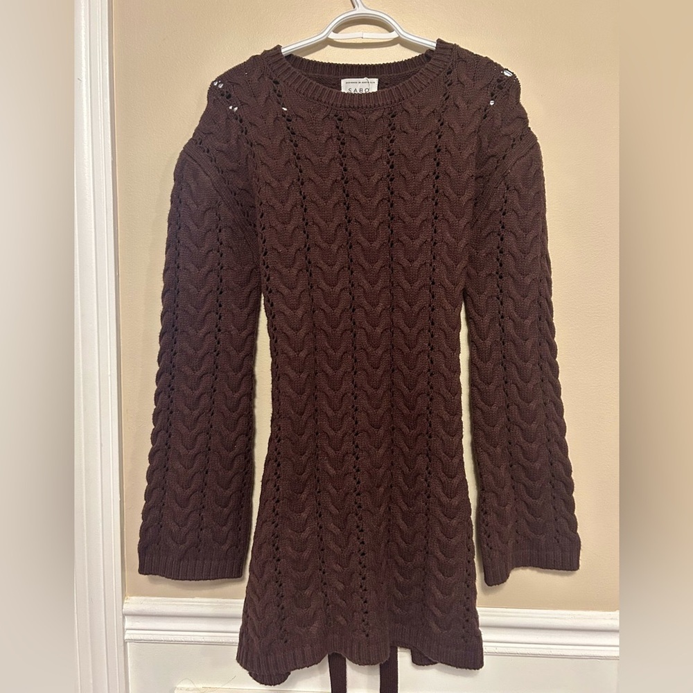 Gorgeous SABO   Long Sleeve Knit Dress - Picture 6 of 8